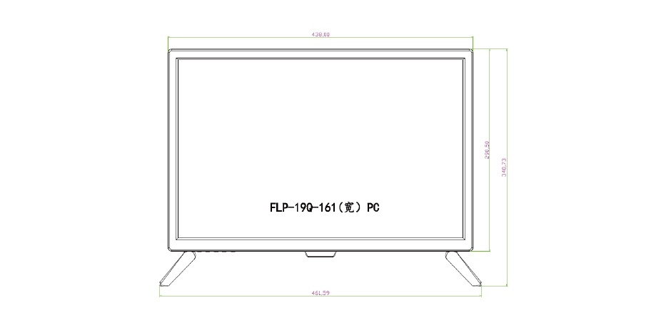 مخطط تطبيق تلفزيون LCD بالطاقة الشمسية مقاس 19 بوصة 1